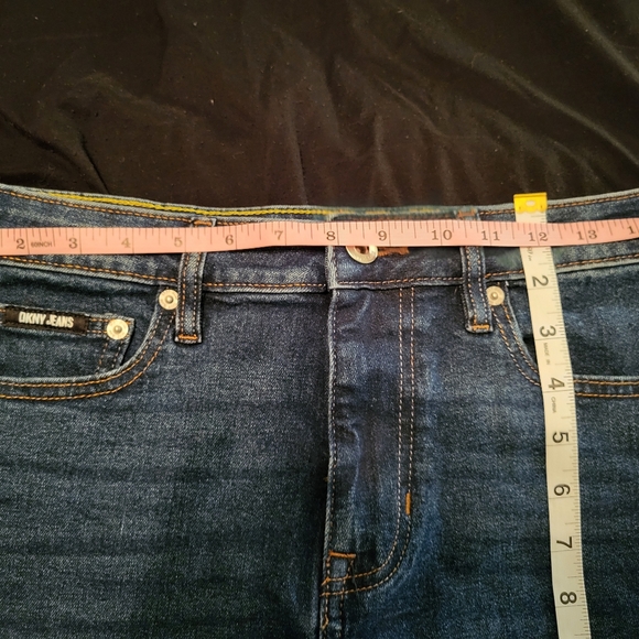 NWOT Donna Karen New York denim mini skirt - Picture 3 of 10
